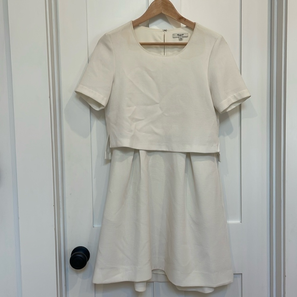 Madewell cream size 4 dress